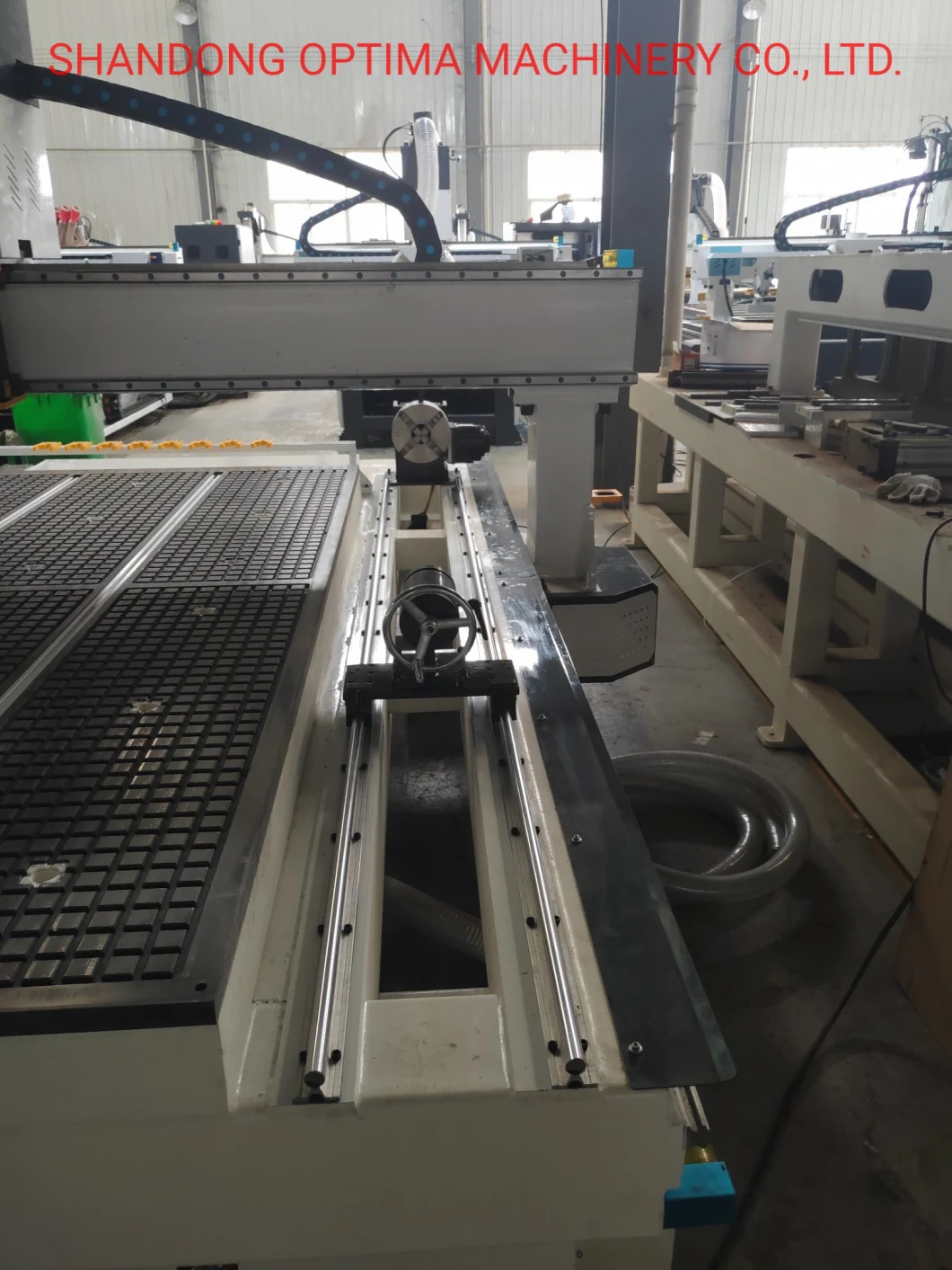 Auto Tool Change Machine with Rotary Attachment CNC Router