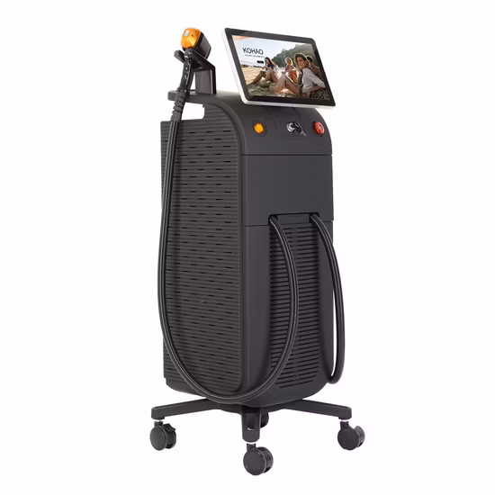 High Power Double Handle Titanium Ice Diode Laser Hair Removal Machine