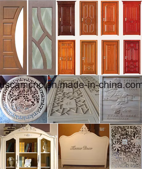 1325 3-х головочный фрезерный станок с ЧПУ для деревянных дверей кухонного шкафа