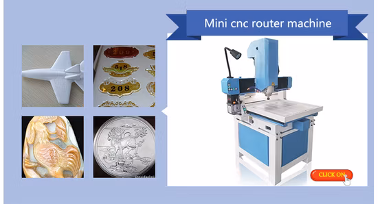 4-осевой мини-фрезерный станок с ЧПУ для резьбы по дереву и гравировки
